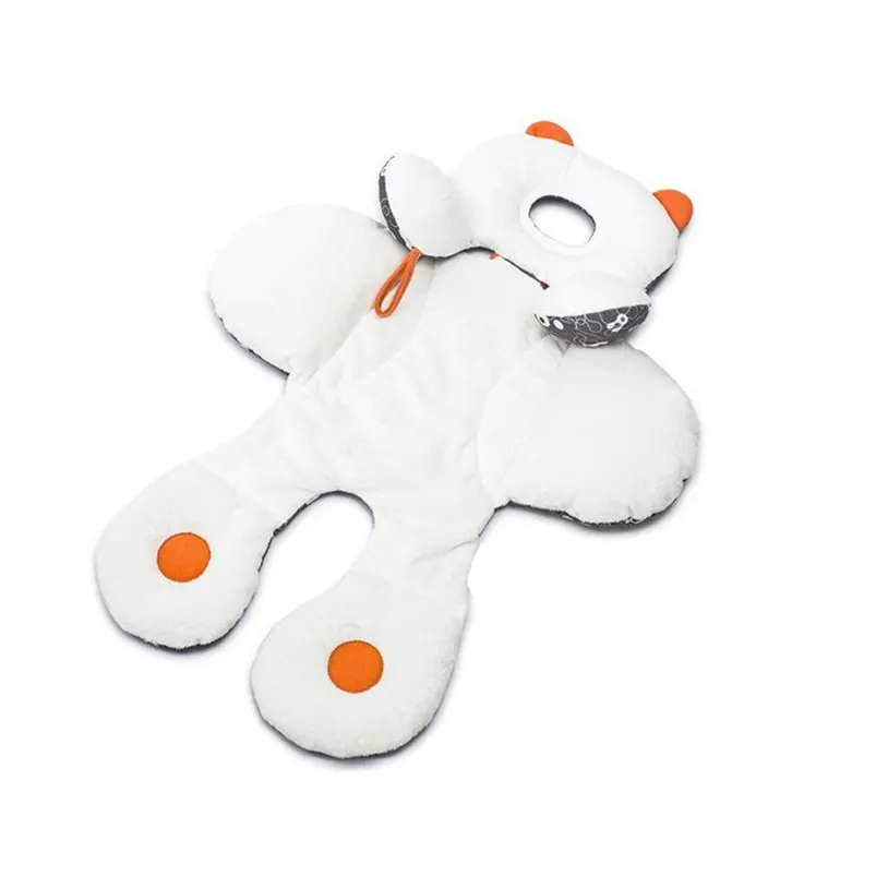 Мягкая подушка для детского сиденья шеи защита тела плюшевый медведь животное на