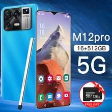 Teléfono Inteligente M12 Pro versión Global, Smartphone de 6,7 pulgadas, 16 Gb + 512 GB, Android, 6800mAh, 10 núcleos, red 4G, 5G, LTE (3)