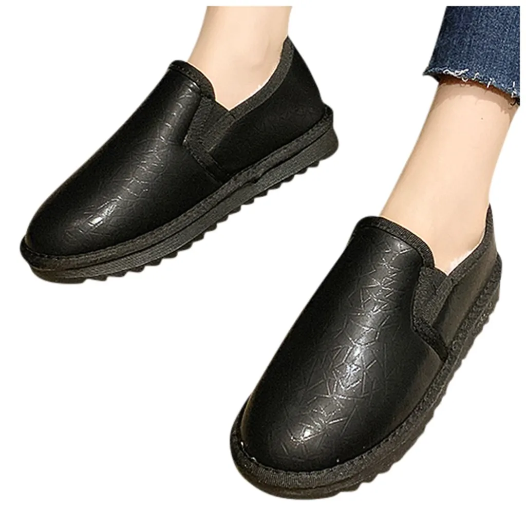 Бархатные ботинки Женские Короткие хлопковые Теплые плюшевые пинетки Сезон