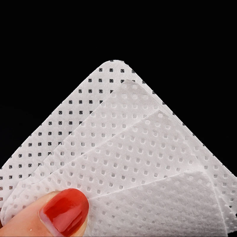 

300/600Pcs Nail Wipe Pad UV Gel Polishing Remover Wipes Nail Art Tips Manicure Cleaning Wipes Cotton Lint Free Pads Paper