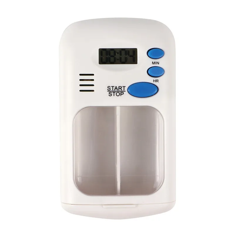 Таблетки хранение таблеток Диспенсер будильник портативный мини-ящик для 2 сетки