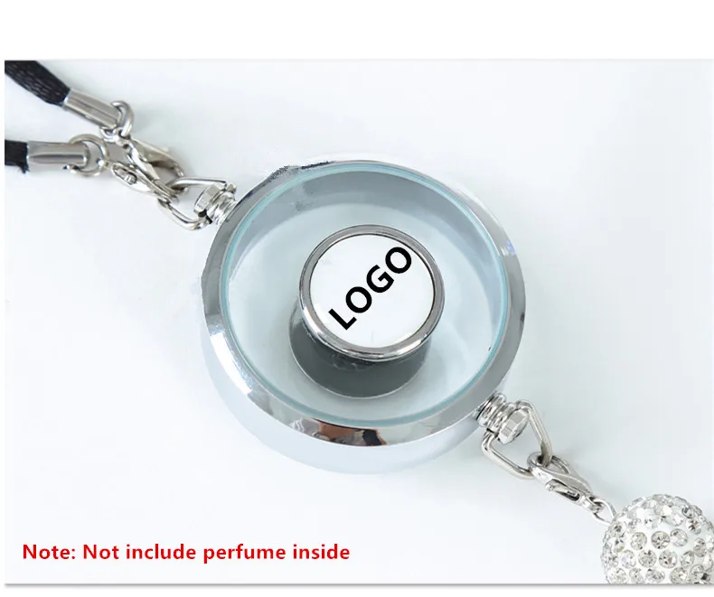 Автомобильное зеркало заднего вида с подвеской логотипом освежитель для