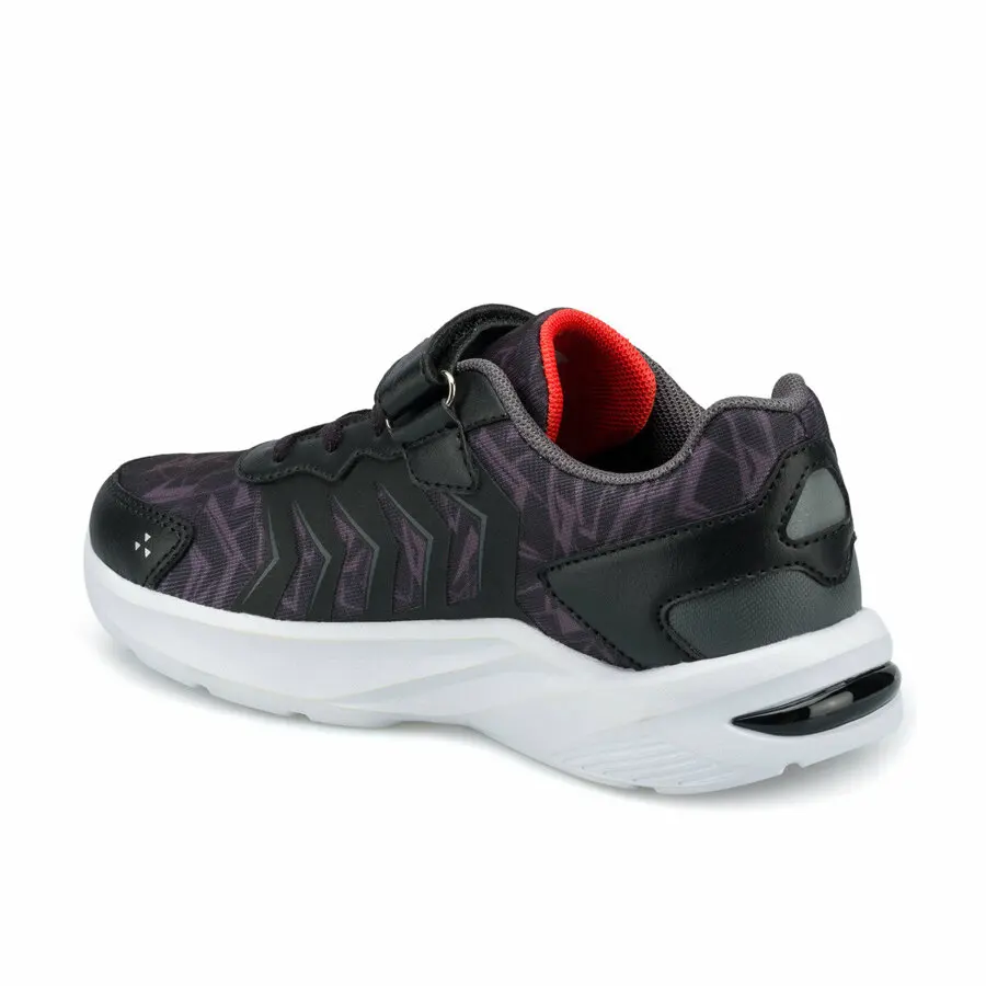 

Kids Sneakers Kinetix Rest Black Boy Running Shoes