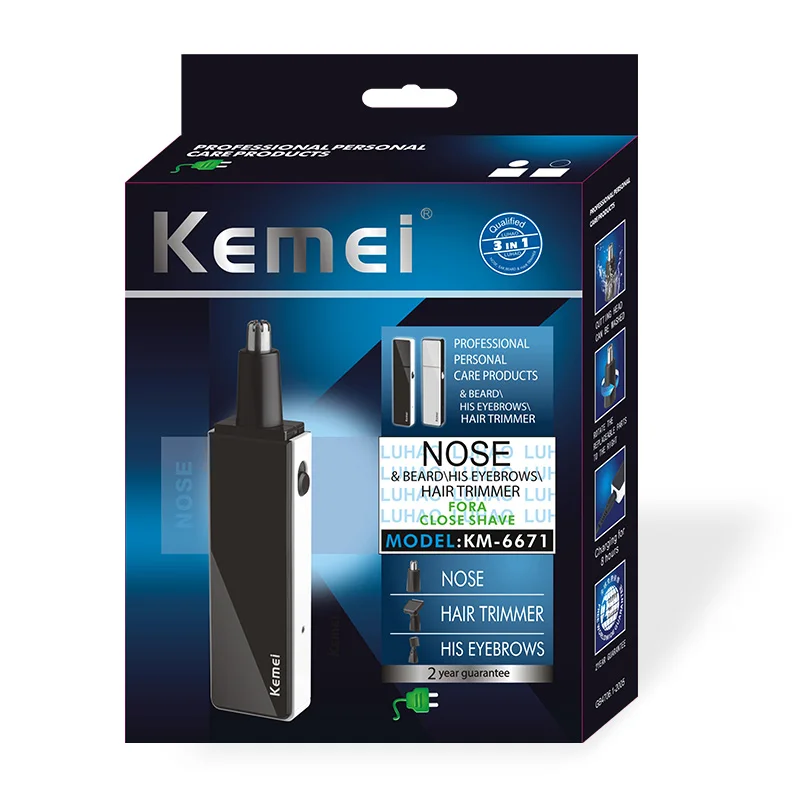 

3in1 rechargeable nose trimmer beard trimer for men eyebrow nose hair trimmer nose and ears shaver hair removal shaver cutting
