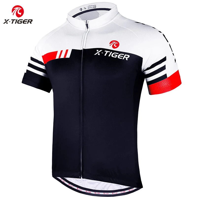 X-TIGER Quick Dry Cycling Jerseys Summer Short Sleeves MTB Bike Cycling Clothing Ropa  Maillot Ciclismo Racing Bicycle Clothes