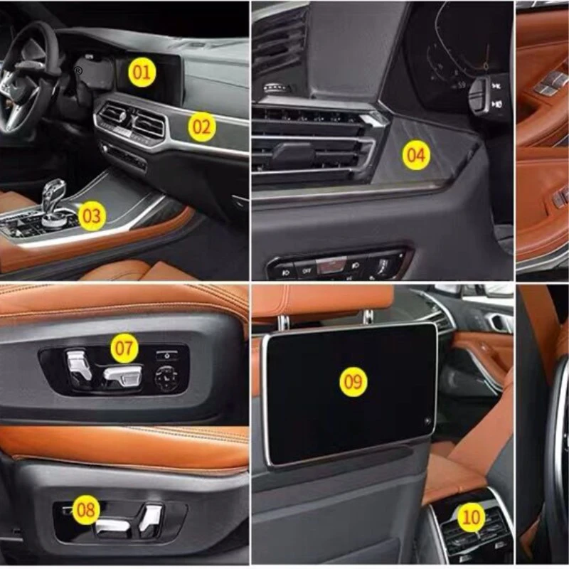 Автомобильная наклейка для BMW прозрачная рекламная пленка из ТПУ s Для bmw x7 2019