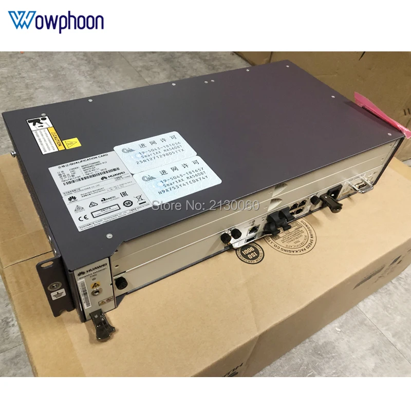 Huawei Мини 19 дюймов MA5608T GPON или EPON OLT 2U высота (шасси + 1 * MCUD MPWC) без каких-либо службы