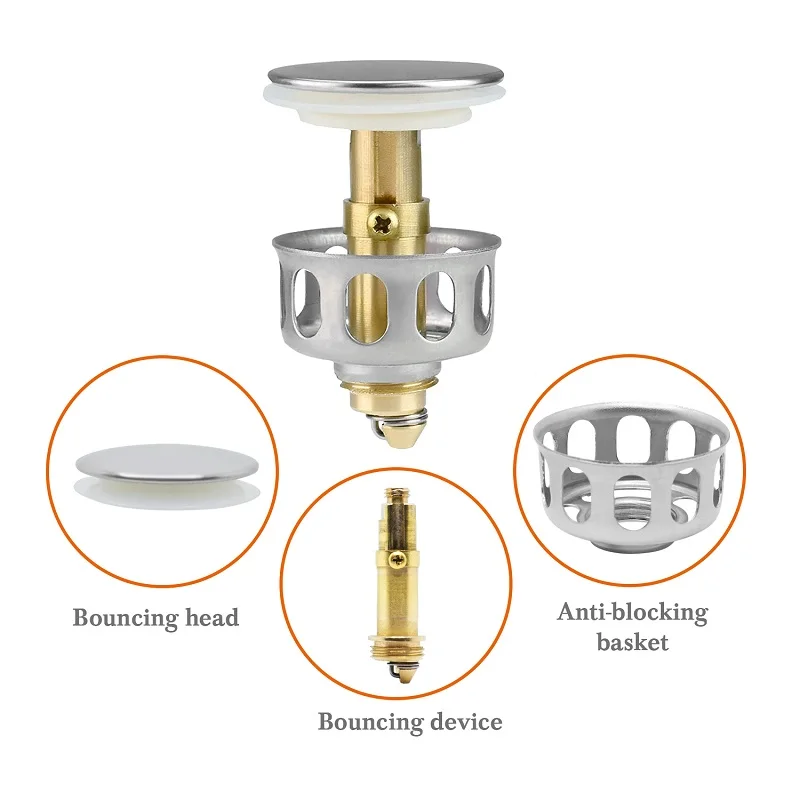 

2 шт., Универсальный фильтр для слива раковины