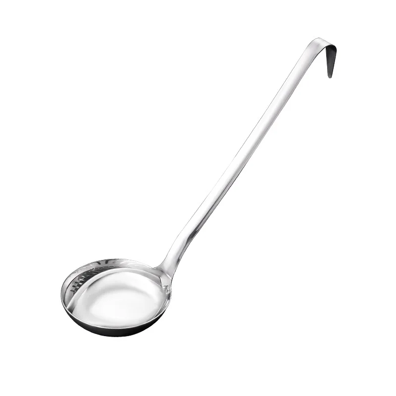 

Stainless steel thickened hot pot spoon, small soup spoon, slotted spoon, water scoop with hook, soup scoop