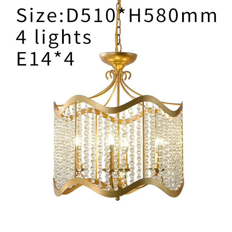 K9 хрустальные бусины люстры золотого цвета кухонные приборы в спальне прихожей