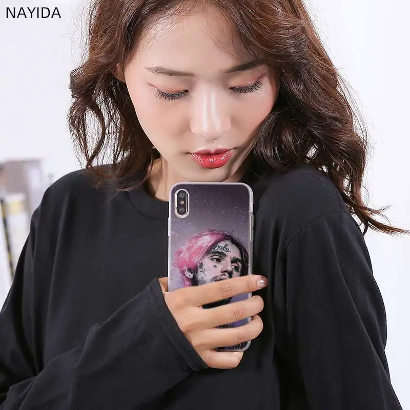 Мягкий силиконовый чехол для iPhone 13 12 11 Pro X XR XS Max Mini 8 7 6s 6 Plus SE 2020 Lil Peep Bo | Мобильные