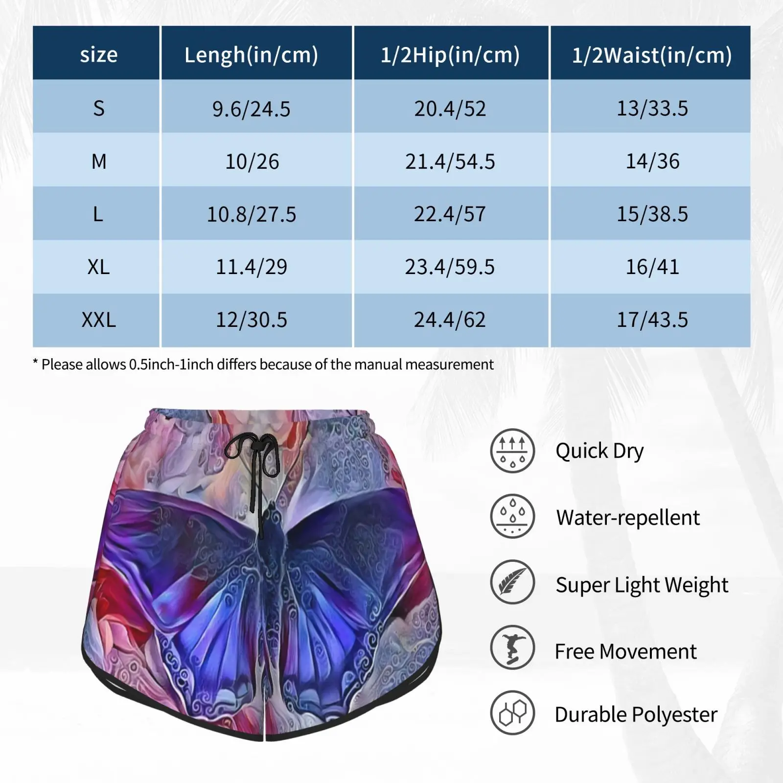 

Lullaby Swim Shorts Butterflies Papilio Glaucus Animal Wildlife Tiger Swallowtail Insect Insects Purple Blue