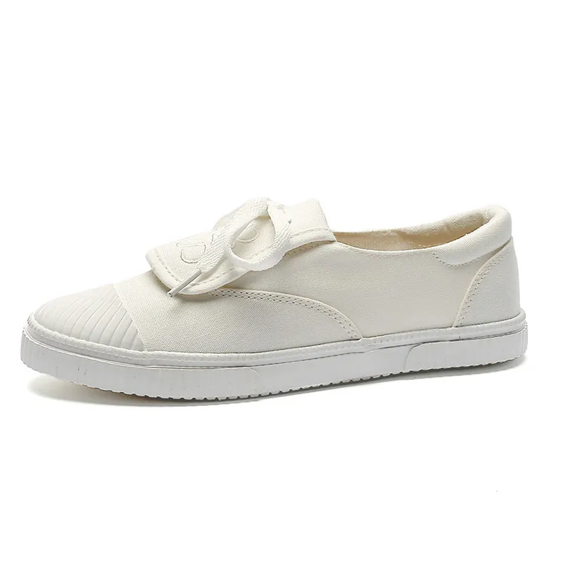 

Fashion women's shoes spring new women's shoes embroidery flap tongue canvas shoes women's casual sports shoes college style