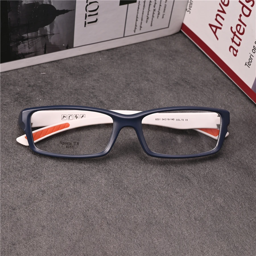 

Оправа для очков для близорукости Vazrobe TR90 для мужчин и женщин, оправа для очков с полным ободком TR90 -100 125 175 200 to -500, оправа для очков в спортивн...