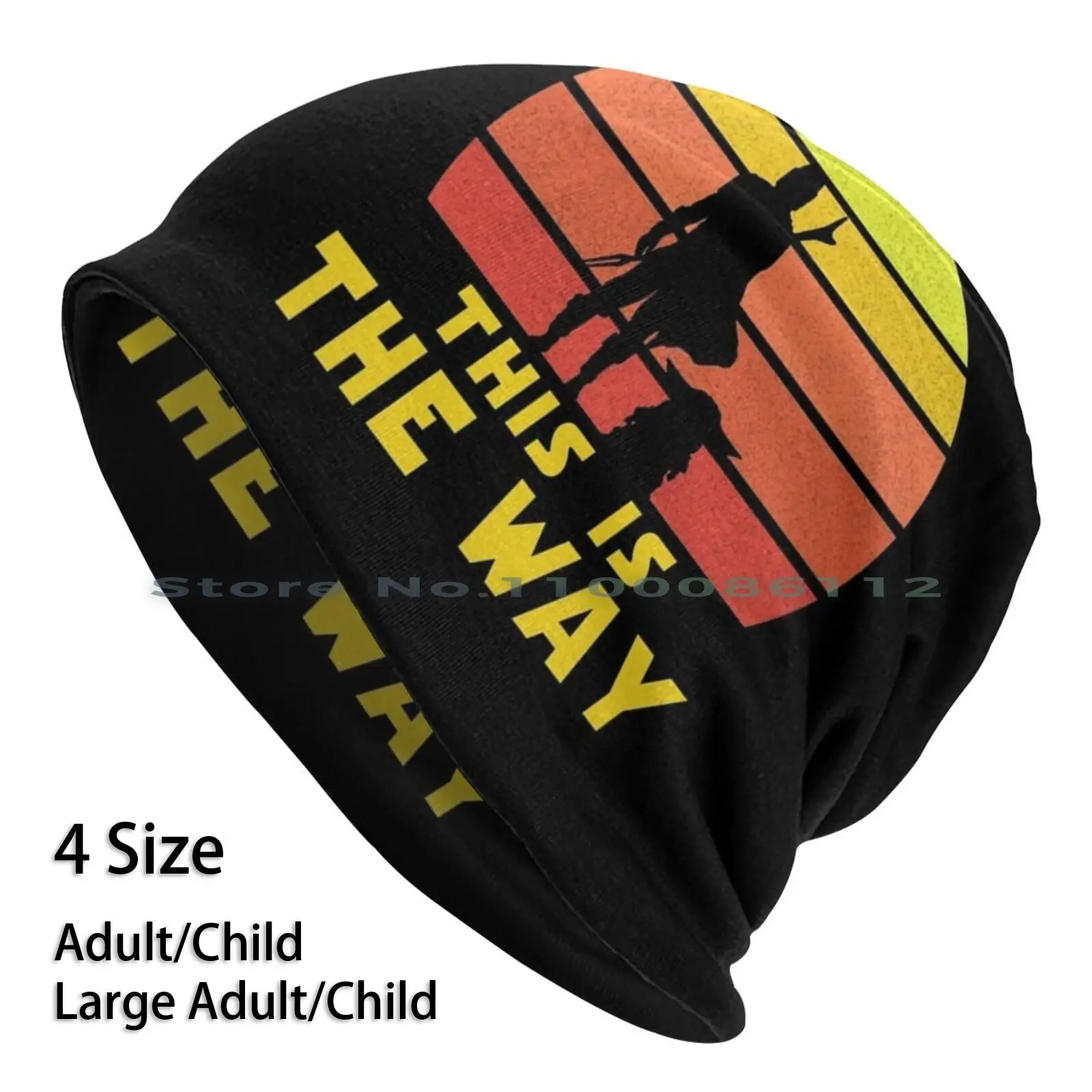 

Mando Retro Vol.1 Beanies Knit Hat Stalafit The Baby This Is The Way Mando I Have Spoken Boba Fett Bounty Hunter Jedi Sci Fi