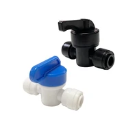 ball valve 6mm 14 tube od port plastic water system loop connector