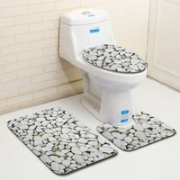 anti slip bath mats bathroom carpet bathroom 3d stone printing non slip bath rug doormats toilet rug bathroom products