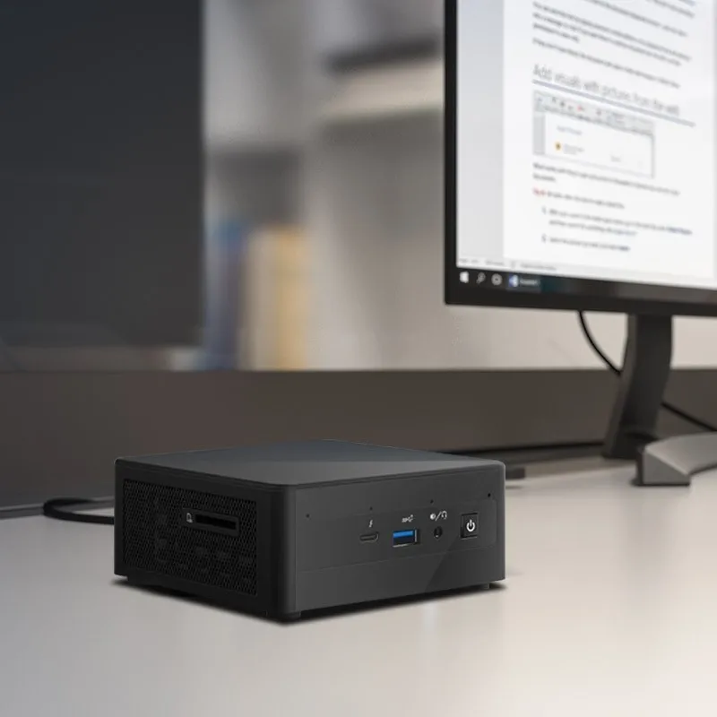 Intel NUC 11 Pro NUC11PAHi7 Core i7-1165G7 4-ядерный мини-ПК Win 10 28W Iris X Graphics офисный игровой