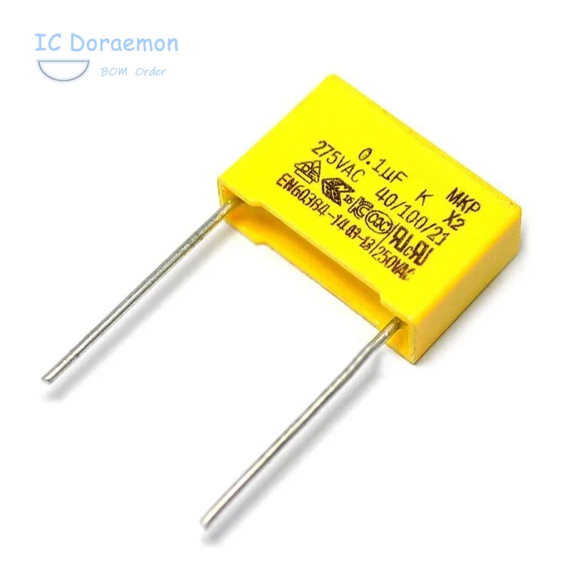 5 шт. полипропиленовый пленочный конденсатор с алюминиевой крышкой 275VAC X2 0 01 мкФ 15