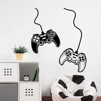 game wall sticker video game controller wall decals joystick c5013
