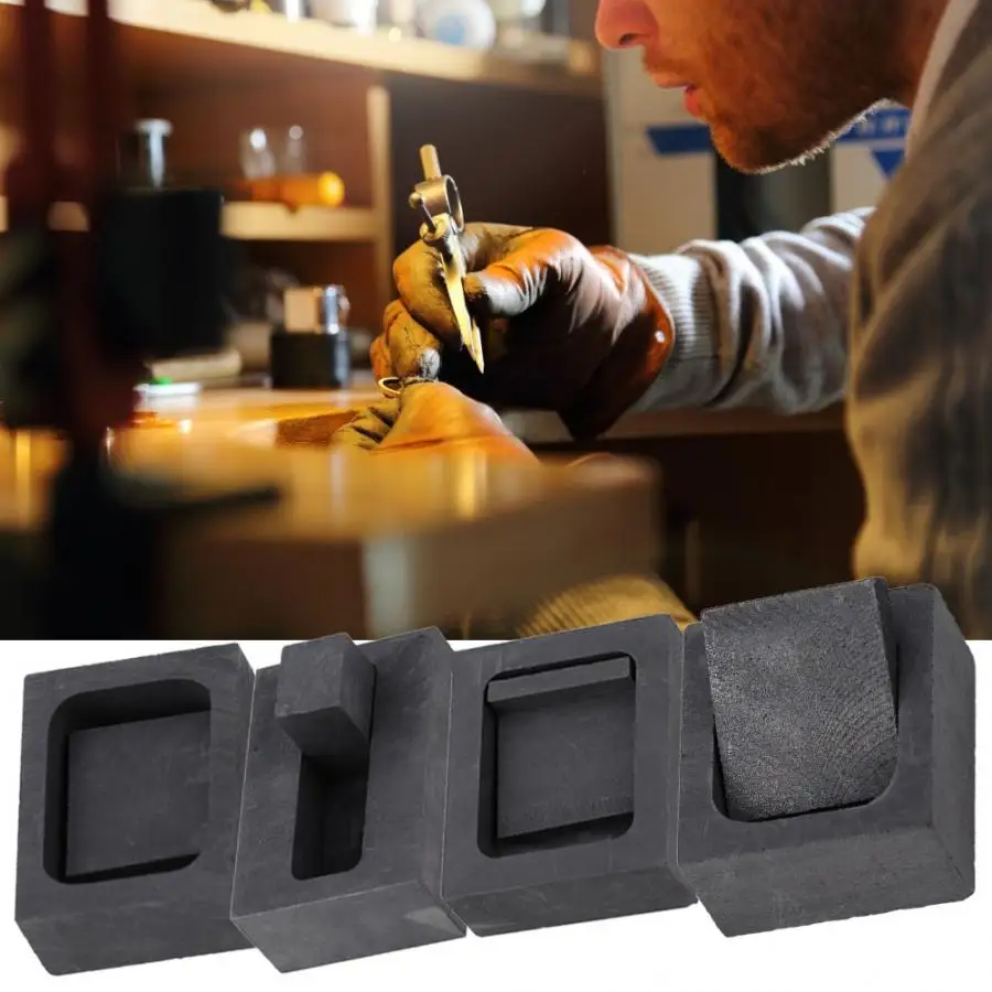 Высокая твердость графитовый слиток прессформы тигель для золота серебра