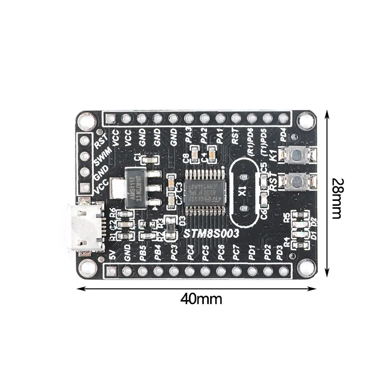 

STM8 development board core board STM8S003F3P6 small system board system board STM8S003