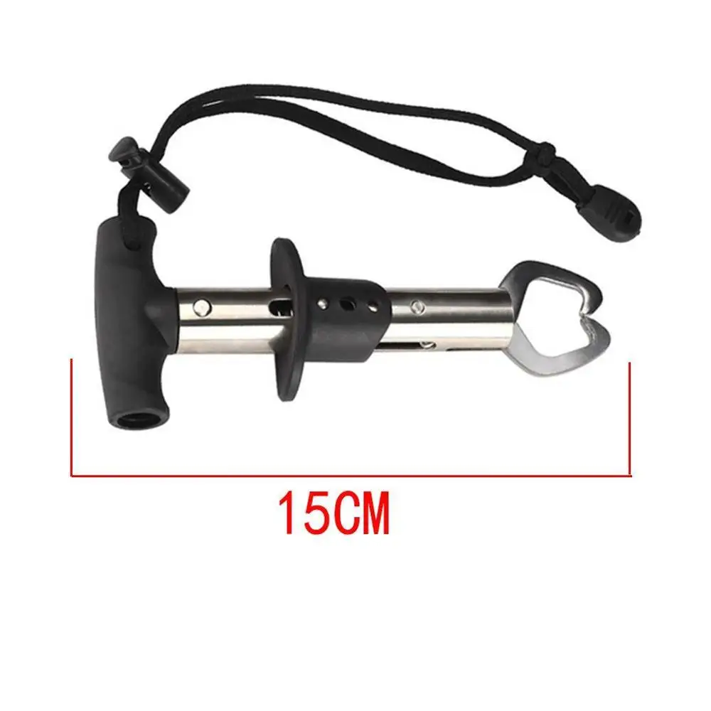 Нержавеющая сталь подхват рыбы губы Управление с весами и линейкой рыболовный