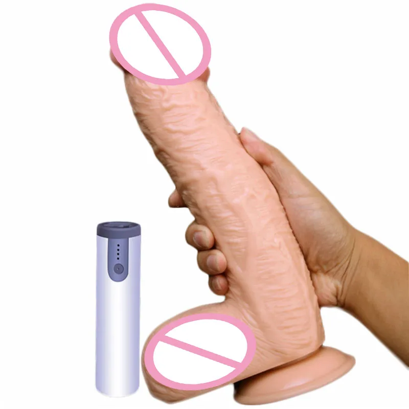 Супер огромный фаллоимитатор вибратор реалистичный пенис Дик с присоской товары