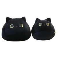 lovely cartoon animal stuffed toys cute black cat shaped soft plush pillows doll girls valentine day gifts ornament