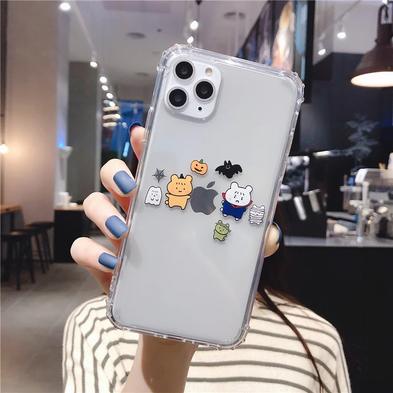 Мягкий силиконовый чехол с рисунком медведя для iphone X, чехол xs max cute Bear coque на iphone 6s 6 plus, матовый чехол для телефона 7 8 plus
