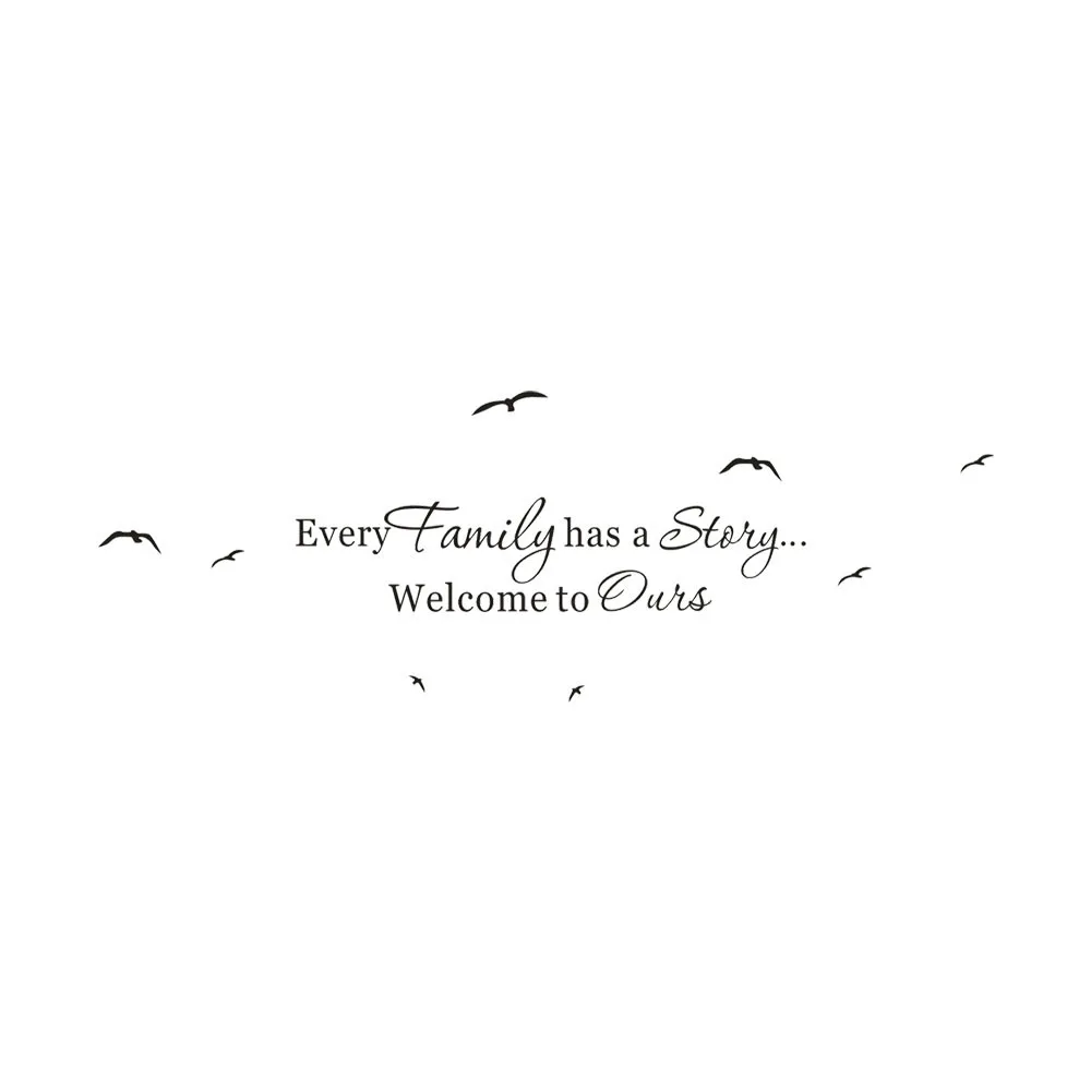 У каждой семьи есть съемный домашний декор настенные наклейки на стены diy постеры