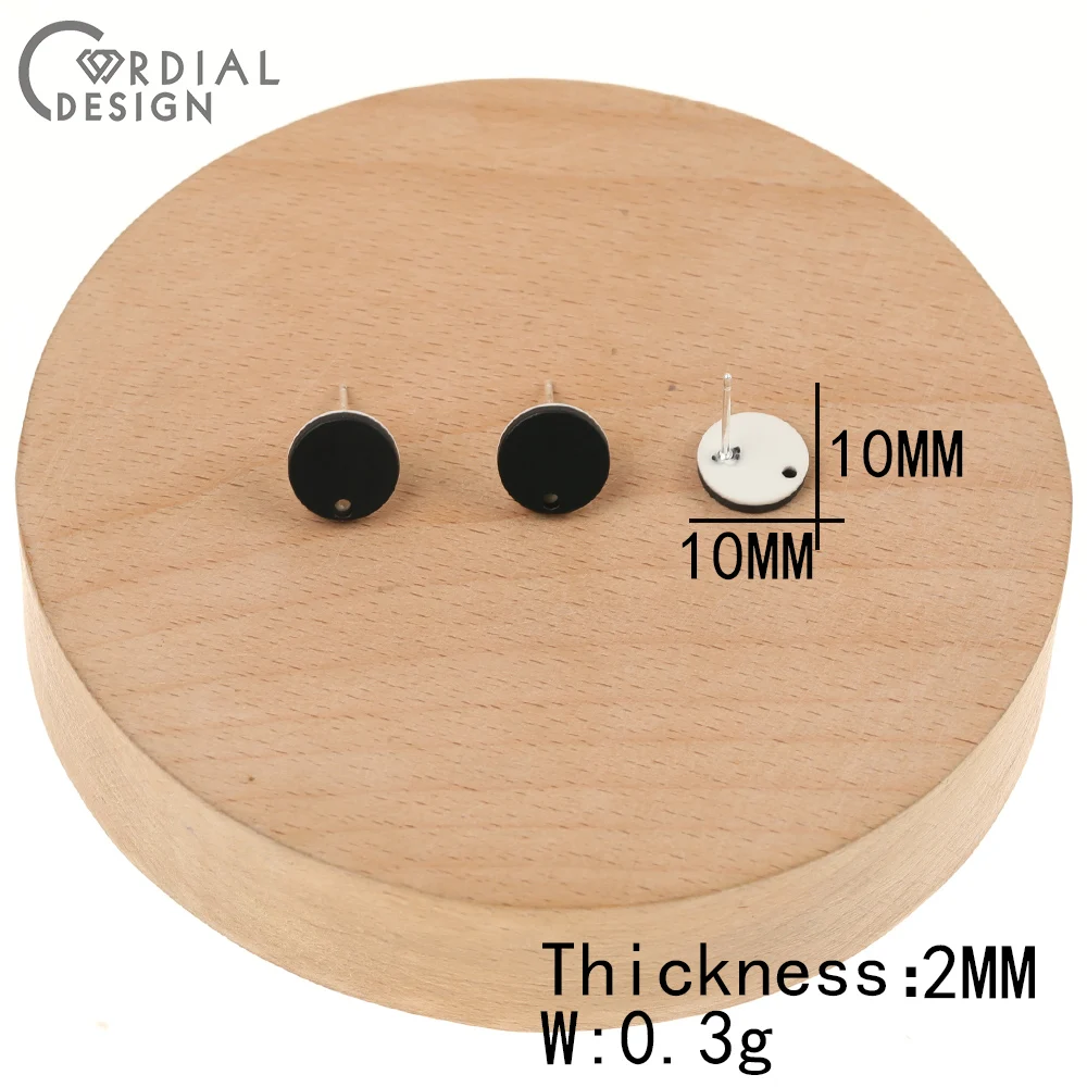 

Cordial Design 100Pcs Jewelry Accessories/DIY Making/Geometry Shape/Jewelry Findings & Components/Hand Made/Earrings Stud