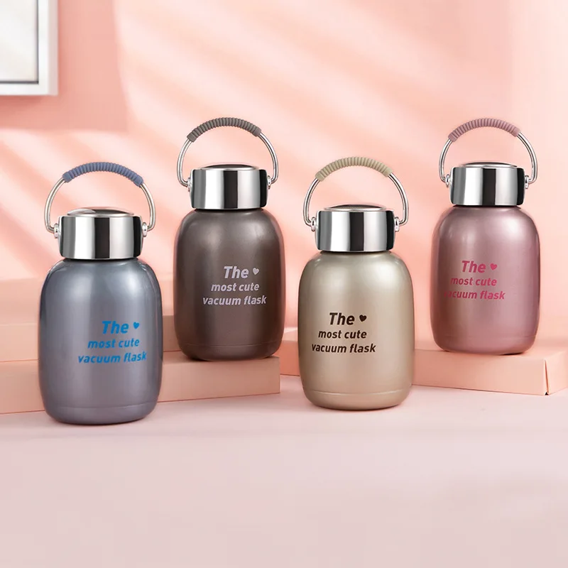 Новый дизайн милые мини термосы для кофе термос из нержавеющей стали 304