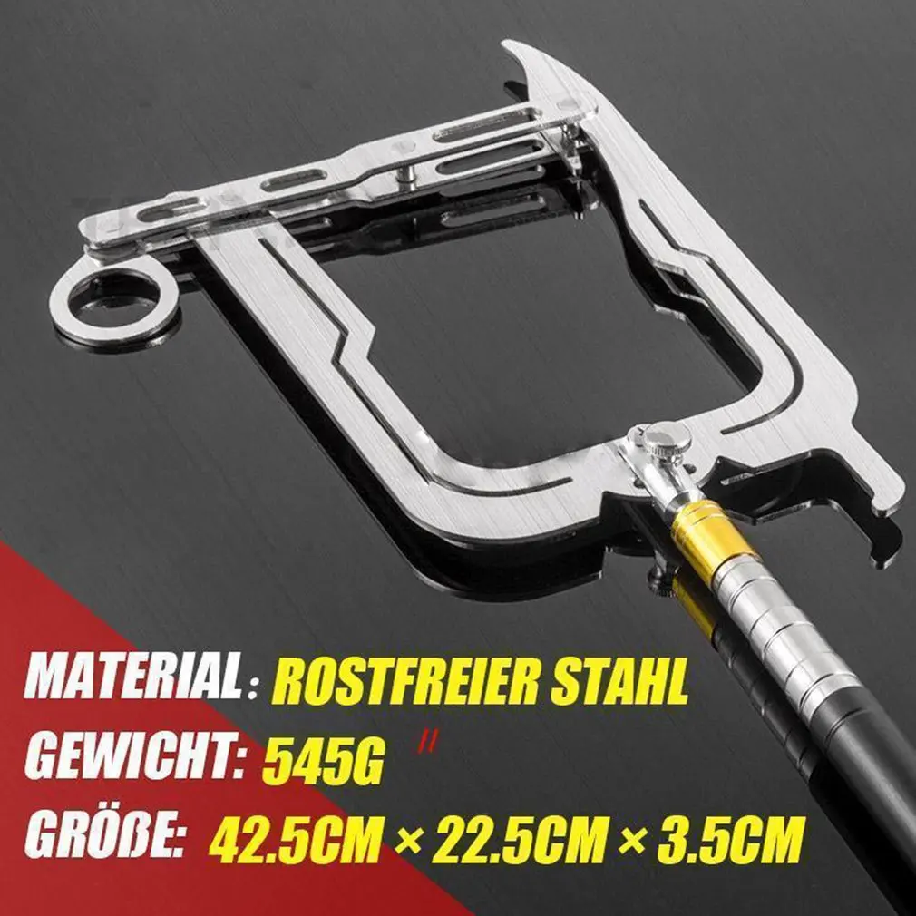 

Versatile Dock Hook Easy Long Distance Threader Multifunctional Dock Hook Stainless Steel Durable Dock Hook