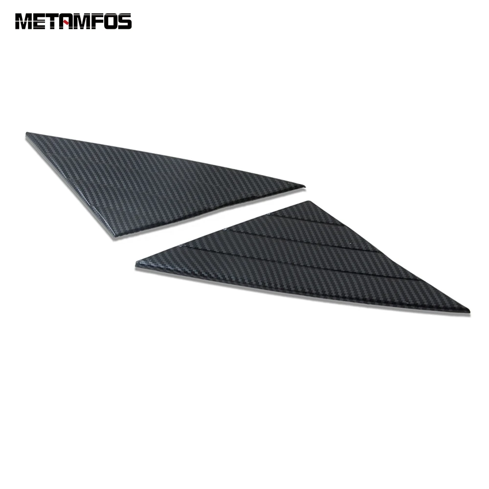 Переднее окно из углеродного волокна для Tesla Model 3 2018 2021 полоса стойки крышка