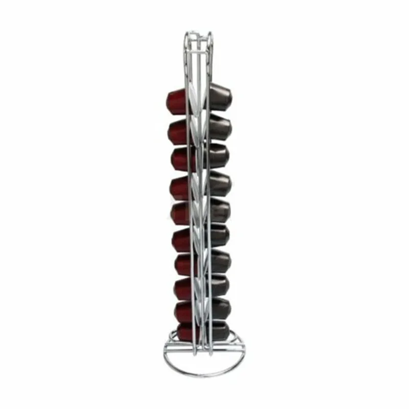 Держатель для кофейных капсул Nespresso 20/40/60 шт. вращающаяся стойка капсулы хранения
