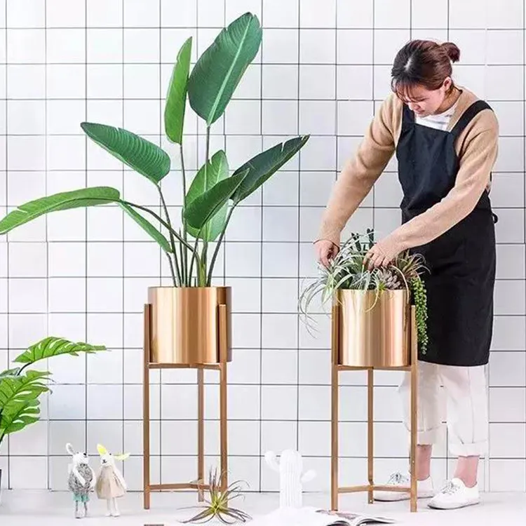 Металлическая подставка для цветов в скандинавском стиле Современные Простые