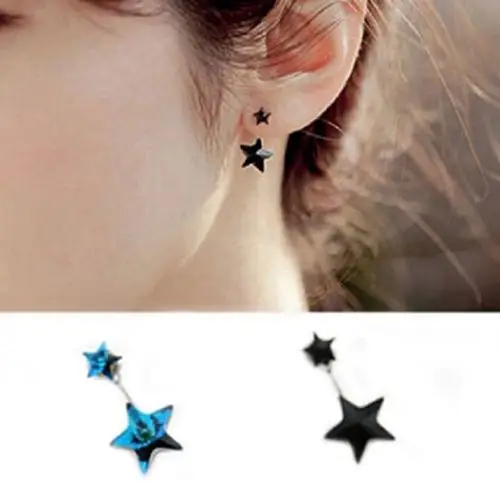 Женские милые серьги гвоздики в Корейском стиле элегантные из сплава форме