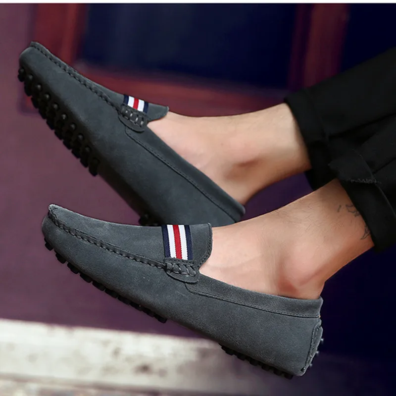 Высококачественные мужские мокасины для вождения повседневные