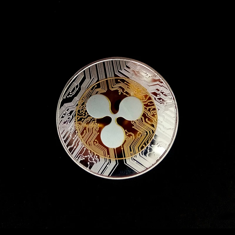 1 шт. позолоченная монета XRP для коллекционеров | Дом и сад