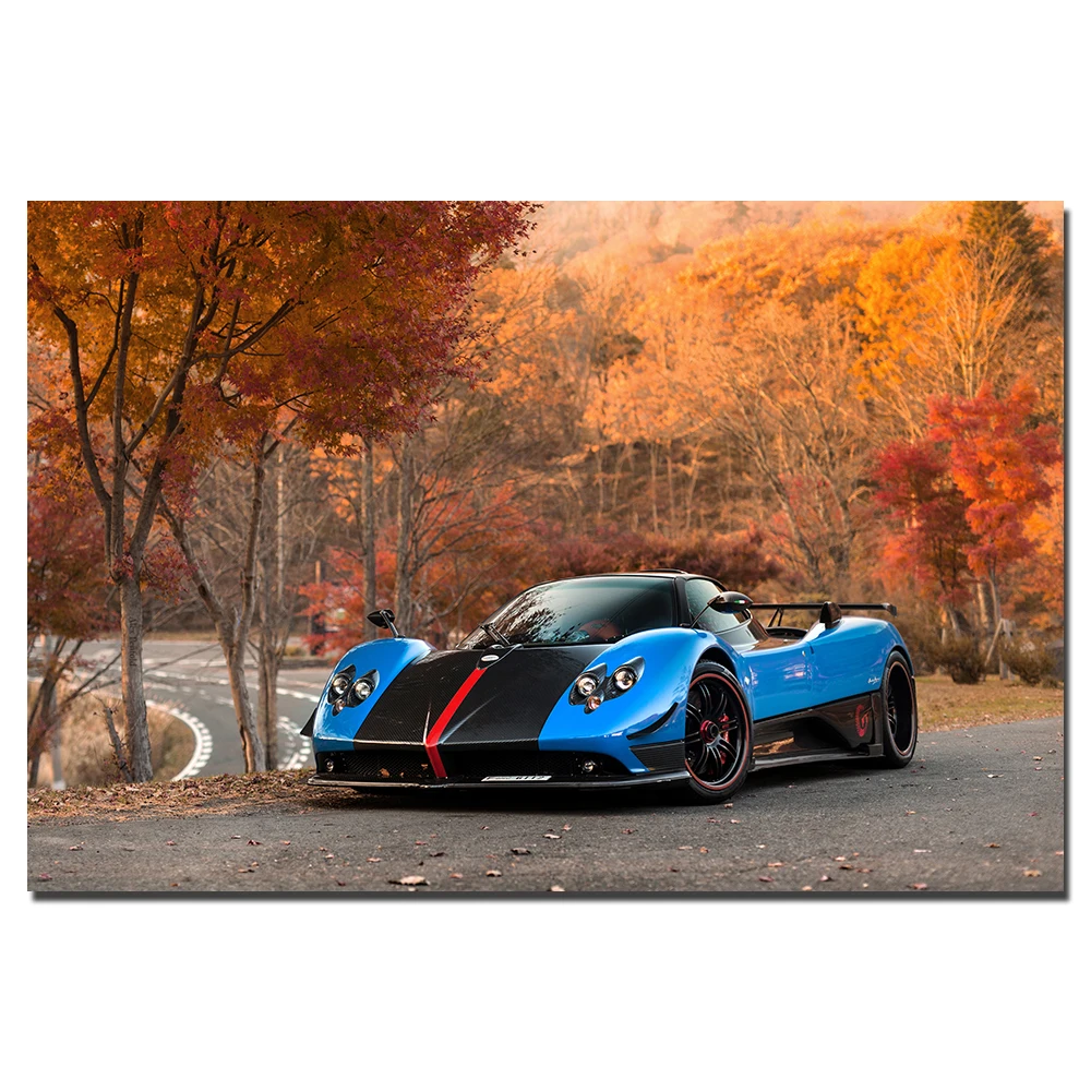 Pagani Zonda Cinque Roadster постер холст картина украшение настенная художественная для