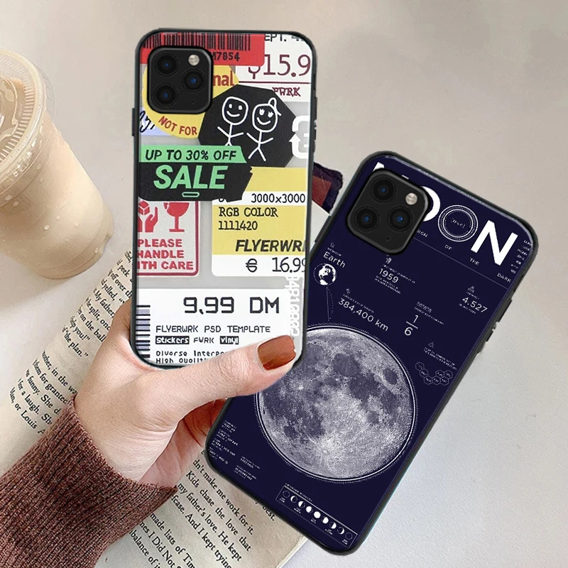 

Retro Code Label Phone Case For iPhone 6 6S 7 8 Plus 11 12 13 Pro XS MAX 12 13 Mini X XR SE 2020 Funda Carcasa Back Cover