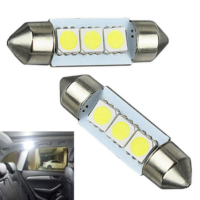 

14X White LED Car Interior Inside Light Dome Trunk Map License Plate Lamp Bulbs