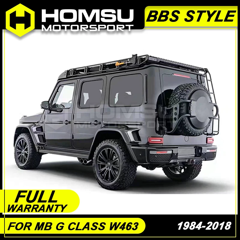 BBS style FRP Неокрашенный Комплект кузова автомобиля передний задний бампер боковые