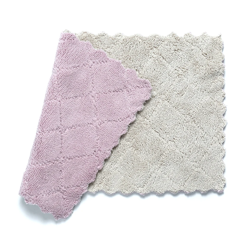 Новейшая Двусторонняя прочная впитывающая салфетка для чистки мягкой кухонной