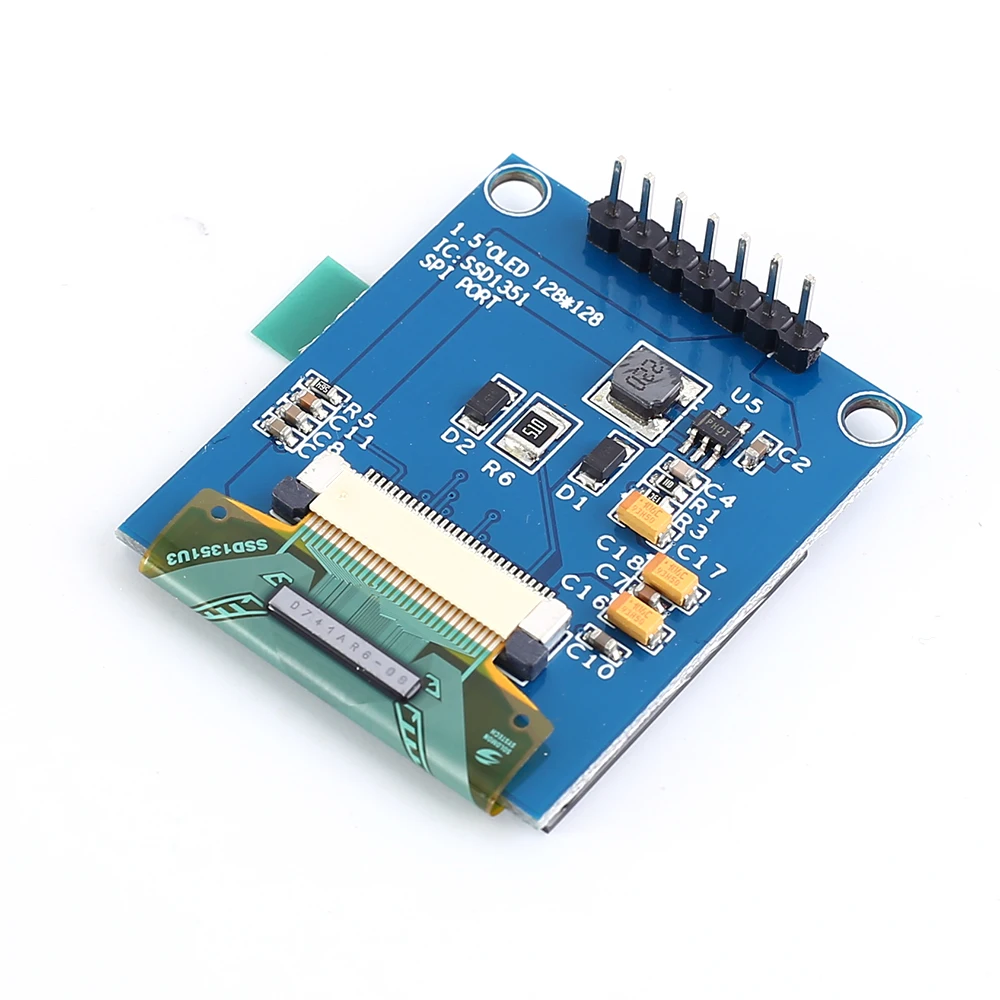 Дисплейный модуль OLED RGB дисплея 1 27 дюйма SPI 128x96 SSD1351 драйвер 128*96 цветной