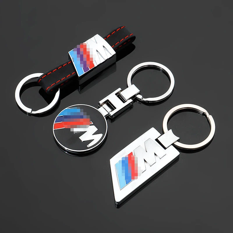 

Metal Leather Car Key Ring Keychain Styling Power Emblem Gift For Bmw M X1 X3 X4 X5 X6 X7 1 3 5 X X1 X3 X5 E3 E5 Z4 E46 E39 E60