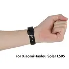 Ремешок для смарт-часов Xiaomi Haylou Solar LS05, спортивный браслет серебристого цвета с пряжкой, аксессуары для умных часов