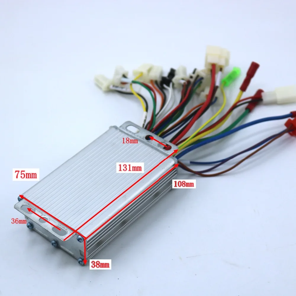GREENTIME 36 V/48 V 350 W/250 W 18A BLDC контроллер двигателя E-велосипед бесщеточный регулятор скорости
