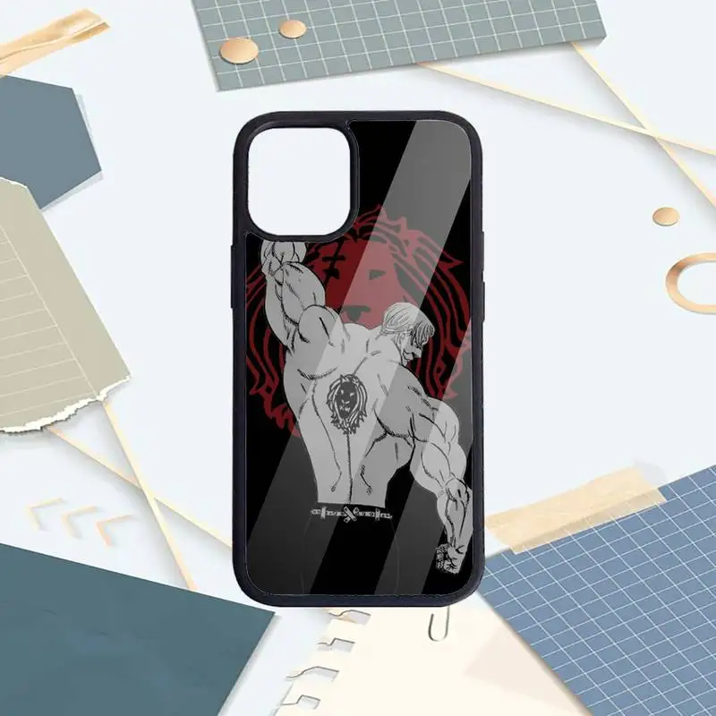 

The Seven Deadly Sins anime Phone Case PC for iPhone 11 12 pro XS MAX 8 7 6 6S Plus X 5S SE 2020 XR Luxury brand shell funda